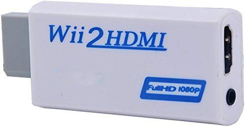 Image of Tobo - Wii to hdmi Converter,wii to hdmi Adapter, wii to hdmi1080p 720p Connector Output Video & 3.5mm Audio.(White) TD-314GA