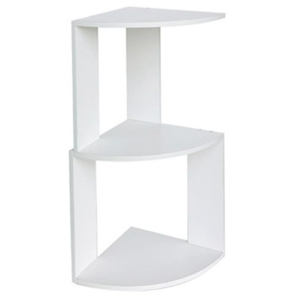 Étagère de rangement murale double couche modèle L pour bureau et cuisine