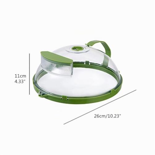 TBEONE Cloche Spéciale pour Chauffage au Four à Micro-Ondes, Couvercle Anti-Huile, Couvercle Conservation Fraîcheur Anti-éclaboussures – vue 7