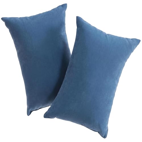 Set 2 Almohadas pequeñas microfibra 28 cm x 18 cm miniatura 1