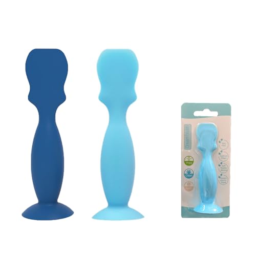 Silicone Diaper Cream Spatula 3 Pack Soft Silicone Applicator with Suction Base Butt Paste Spatula Safe High Temperature Washable Easy to Use Ideal Diaper Cream Applicator for Care