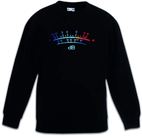 Sweat-shirt noir enfant Urban Backwoods DB Meter II pour fille et garçon