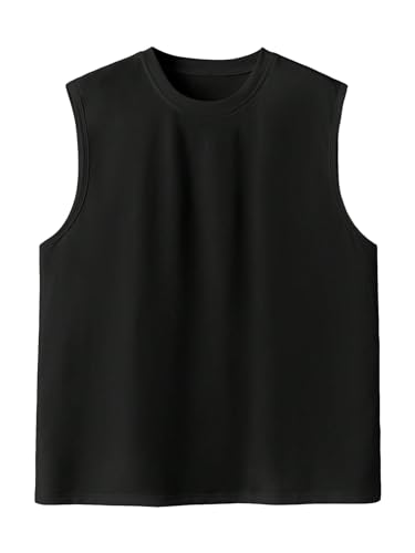 Men's Tank Tops Summer Crew Neck Sleeveless Shirts Workout Gym Muscle Tank Tops Undershirs4