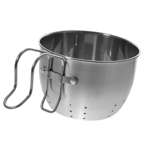 ROMISBABA ステンレス製キッチンシンク用排水バスケット 滴り落ちる水を素早く排出 食器や野菜の水切りに 多機能食品廃棄物容器としても使用