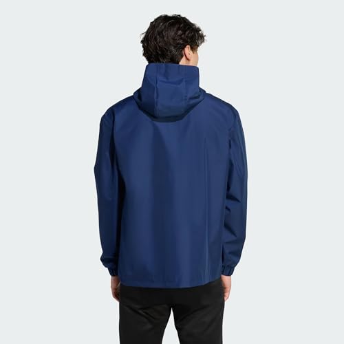 Chubasquero largo de hombre azul marino impermeable XL 5