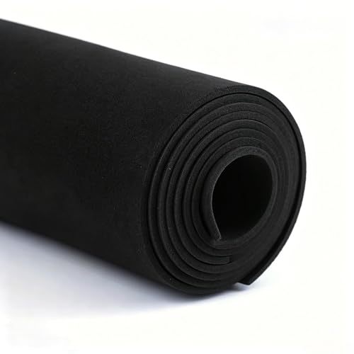 Kolorowa Płyta Z Pianki EVA, 38 Stopni 100x50cm O Wielu Grubościach Amortyzująca Dźwiękoszczelna Pianka Do Rękodzieła I Cosplayu(1pc Black,0.8cm)