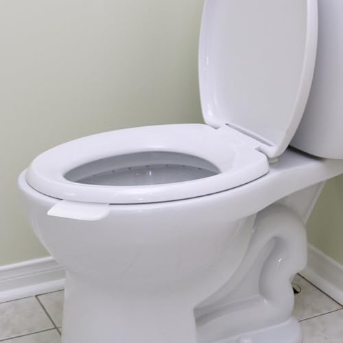 Image of DOITOOL 4Pcs Toilet Seat Lifter Handle Set Self-Adhesive Cover Lifter Tool for Easy Toilet Lid Lifting in Home Office Hotel Bathroom