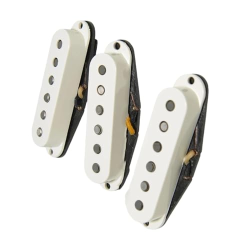 Micro alnico 5 et 2 de remplacement pour micro guitare électrique N M B blanc
