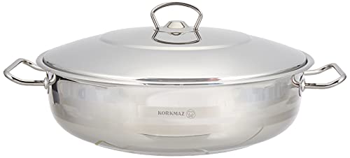Korkmaz Astra 10 Quart Casserole Dutch Oven Coverd