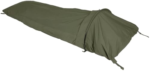 MFH Biwaksack Hooped Bivy mit Gestänge 3-Lagen-Laminat Wasserdicht Atmungsaktiv Oliv 235 x 70/95 x 45 cm