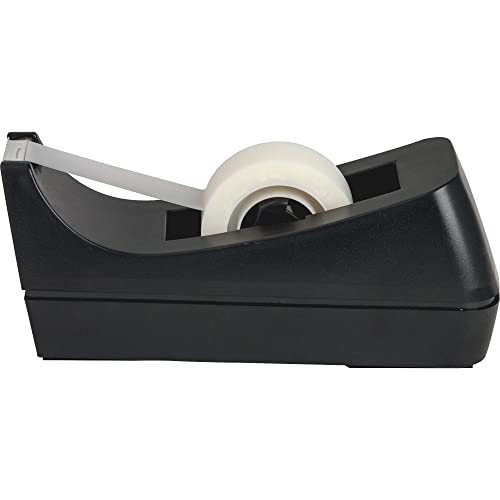 Desktop Tape Dispenser - Non-Skid Base - Weighted Tape Roll Dispenser - Perfect For Office Home School (Tape Not Included) 2 Pack #TOP7
