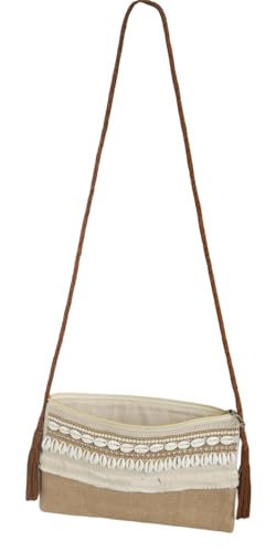 Image of JUTE Natural Colour Shoulder Sling Bags For Women & Girls