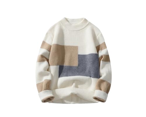 Men's Crew Neck Sweater Long Sleeve Lightweight Knit Pullover Sweaters