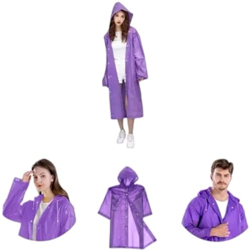 Capa de Chuva,Conjunto de 2 Capas de Chuva para Adultos e Jovens, ConfortáVeis e ImpermeáVeis, com C
