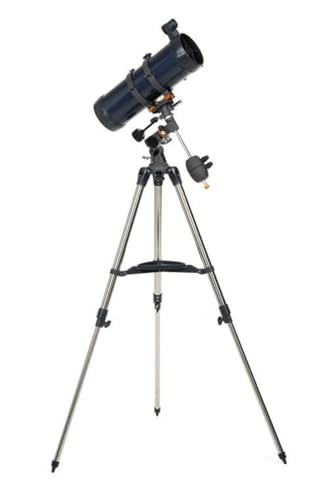 Image of Celestron 31042 AstroMaster 114 EQ Reflector Telescope with Basic Smartphone Adapter 1.25 inch Capture Your Discoveries