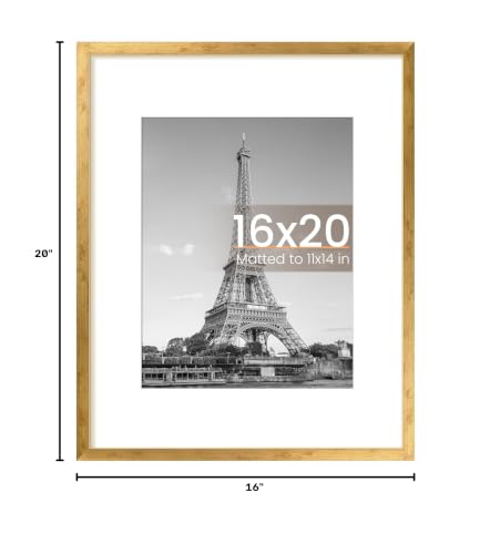 Image of upsimples 16x20 Picture Frame, Wall Decor Poster Frames, Bronze 1 Pack