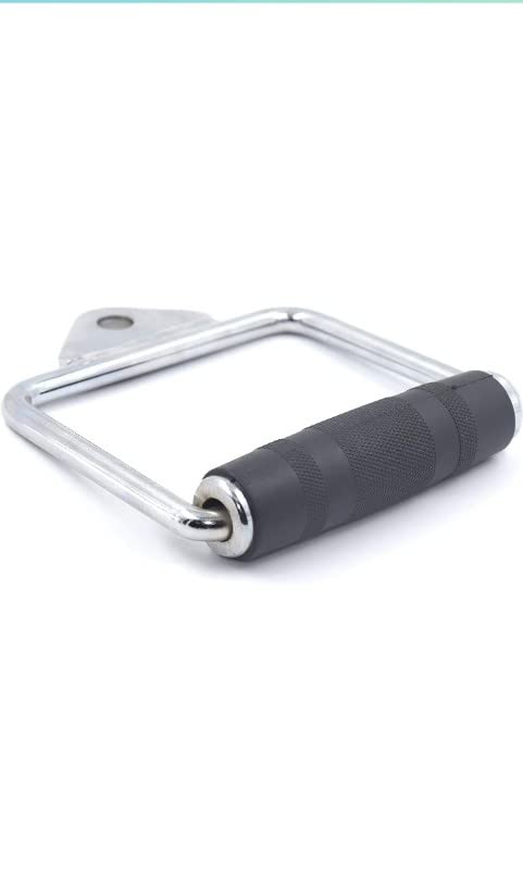 RocfarIron Single Cable Cross D Handle with Rubber Hand Grips Commercial Grade Exercise Attachment for Professional Pulley Machines (B0BJDN836J) Amazon Price History, Amazon Price Tracker