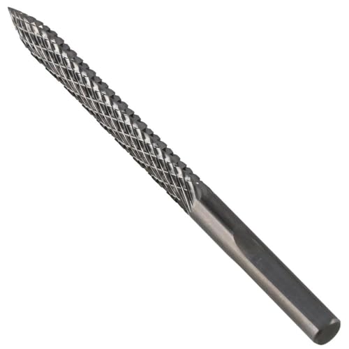 Image of Tire Repair Tool 1 /4 inch Cutting Tool Carbide Steel Burr Drill Reamer Tools Silver Drill Reamer Tire Repair