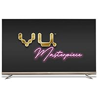 Vu 215cm (85 inches) The Masterpiece 4K Ultra HD Android QLED TV 85QPX (Armani Gold) (2020 Model)