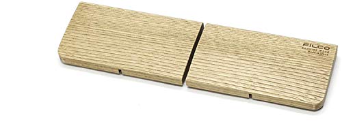 FILCO Genuine ウッドリストレスト 分離型(2分割) Sサイズ〔幅298mm〕北海道産天然木使用 オスモカラー仕上げ 日本製 ブラウン FGWR/S2