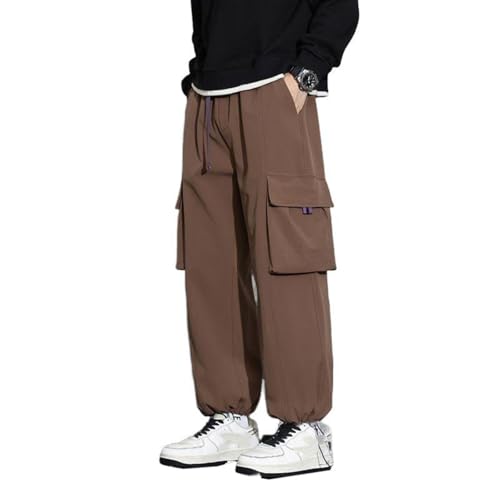 Pantalon de jogging homme ample droit chaud automne hiver