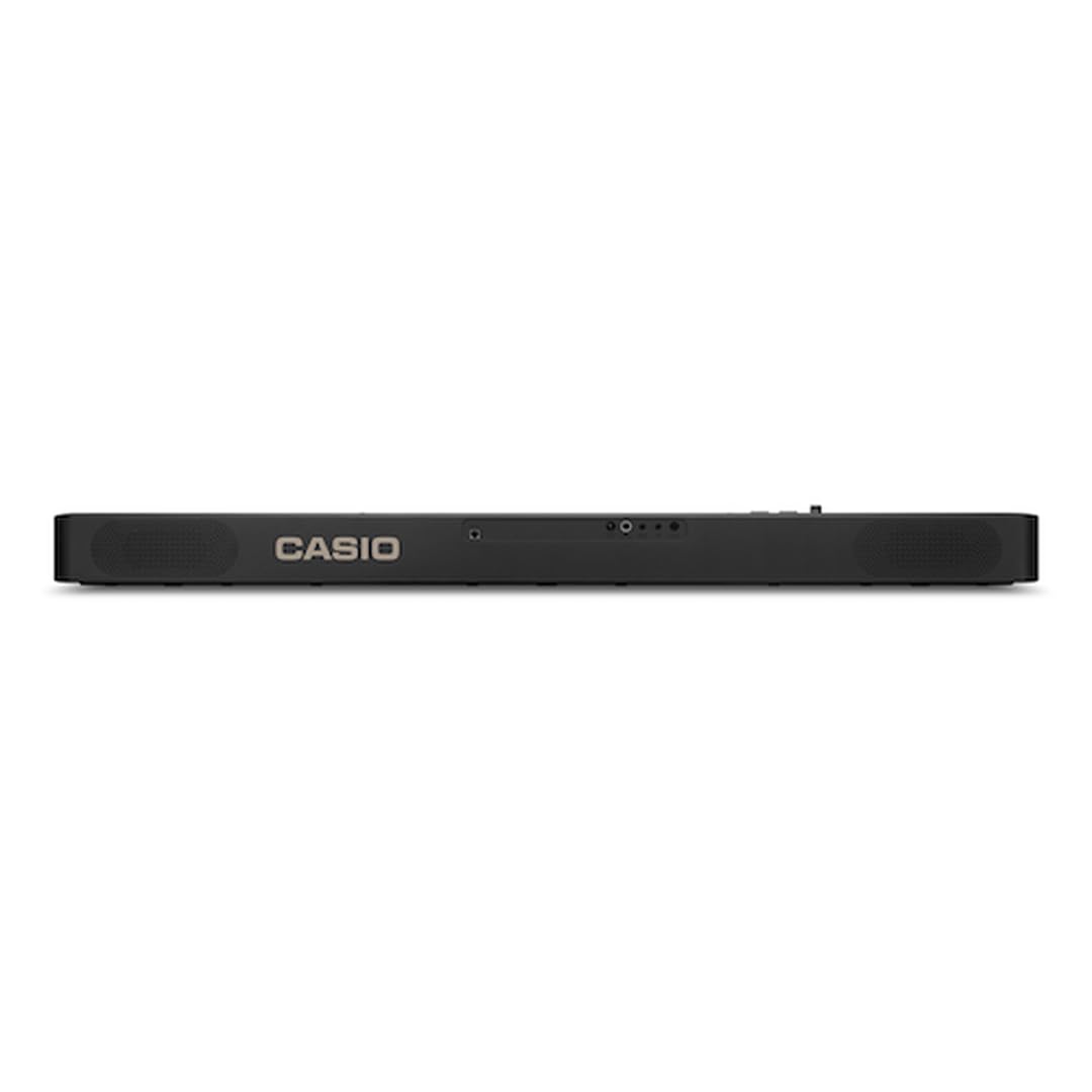 Casio CDP-S160BKSET Set pianoforte digitale nero con 88 tasti pesati, 10 suoni, supporto nero e pedale triplo