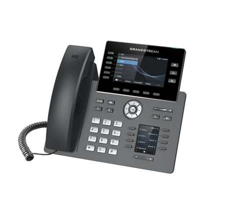 GRANDSTREAM GRP2616 6 Line IP Phone, 6 SIP Accounts, 480x272 Colour Screen, HD Audio, Integrated Bluetooth+WiFi, Powerable Via POE