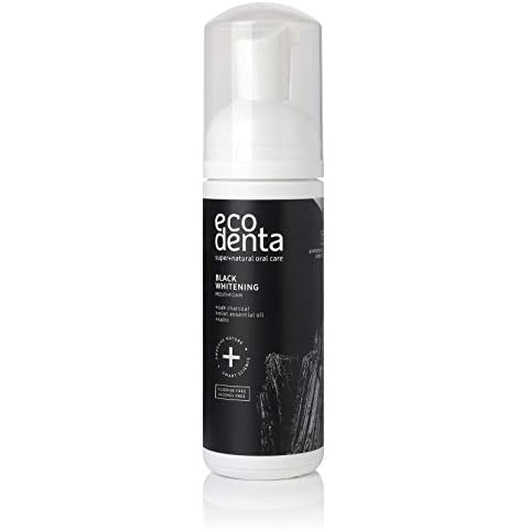 Ecodenta Black Charcoal Whitening Oral Care Mouthfoam 150ml Cover