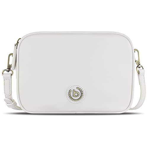 bugatti Passione Umhängetasche für Damen, Handtasche aus PU-Leder, Weiß,...