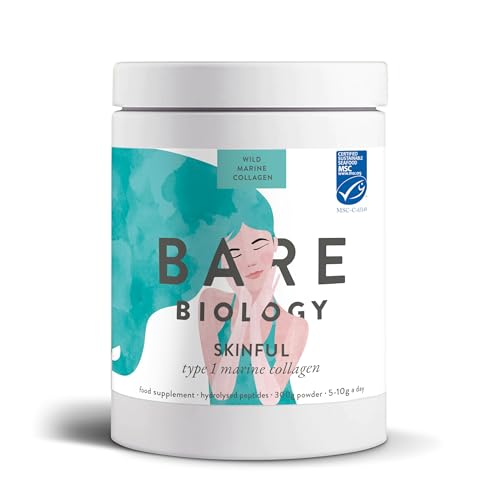 Bare Biology Skinful Hydrolysed Marine Collagen, MSC-Certified for Purity