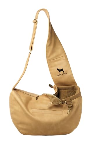 Sangle réglable rembourrée et sécurité 3X sur le sac pour chien Noah & Paw