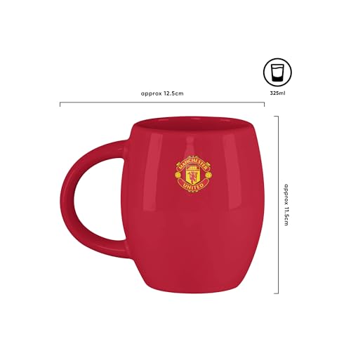 FOCO Taza de té y café con licencia oficial del Manchester United FC
