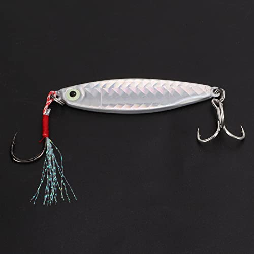 Metal Vib Hard Isca de Pesca Ferro Cor Brilhante Forma Corporal Vib Isca de Pesca Olhos 3D Para Rio