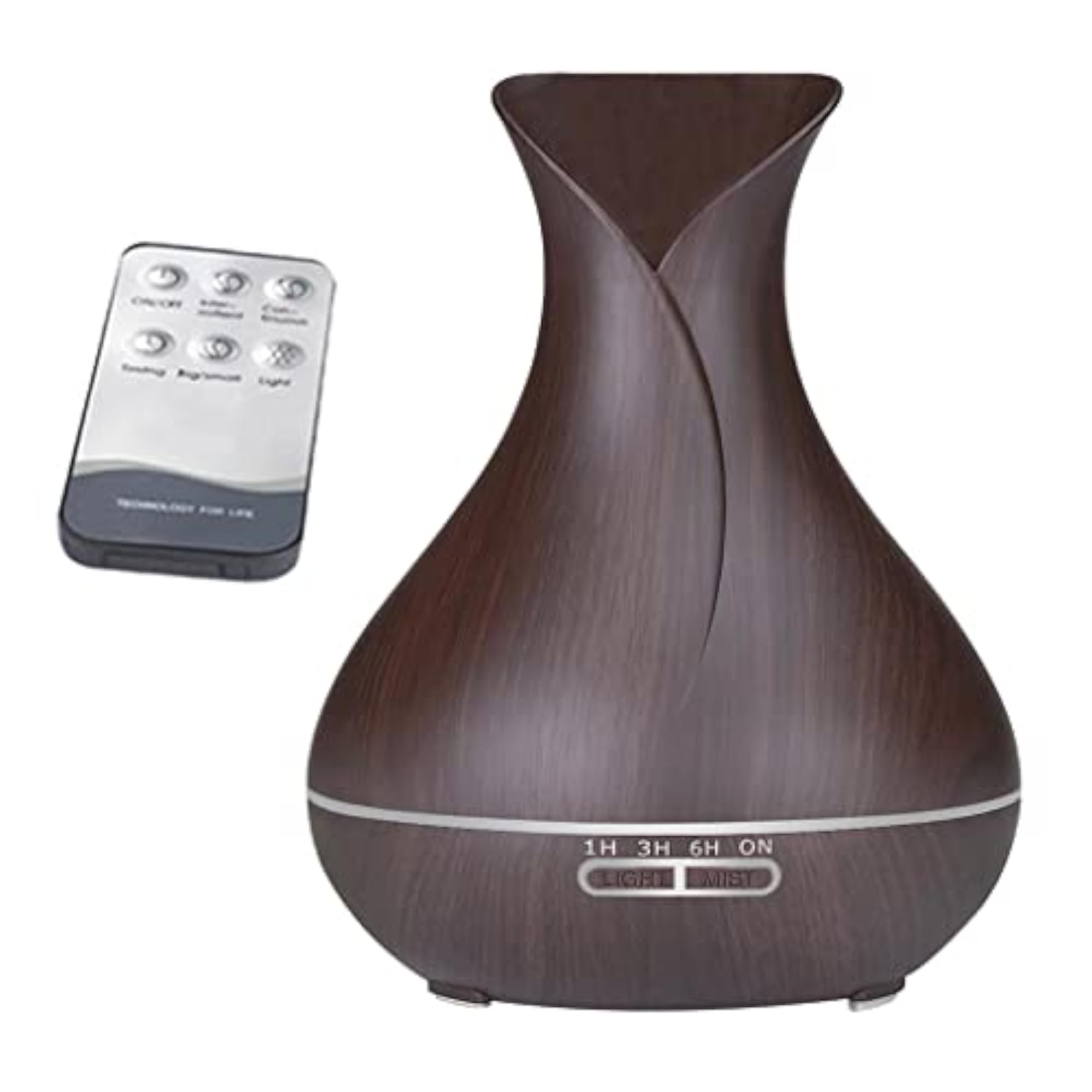 Essential Aroma Diffuser and Air Purifier, Brown