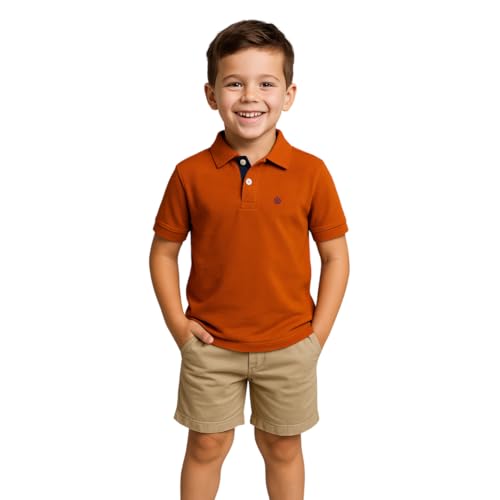 Opiniones y reviews de Playera Polo Naranja los más recomendados. 42 Dubrovnik, Playera Polo Niño, Corte Clásico, Manga Corta (MX/US, Edad, 8 Años, 10 Años, Naranja)