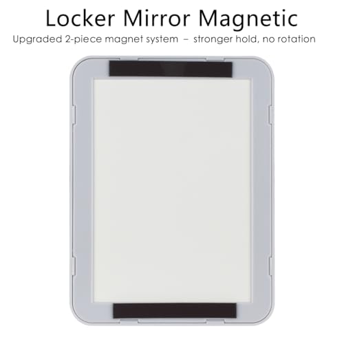 Espejo magnético rectangular 5x7 para casilleros miniatura 2