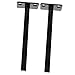AOKWAWALIY 2pcs Shelf Bracket Floating Shelf Fittings Blind Shelf Brackets Floating Shelf Support Shelf Brackets Wall Mount Vintage Shelves Shelves Hardware Wall-Mounted Iron