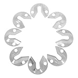 SHINEOFI 8 Stück Teiliges Keyhole Bilderrahmen Aufhänger Metall Wandhalterung für Fotos Stabil Einfache Installation Kompatibel mit Verschiedenen Möbeln