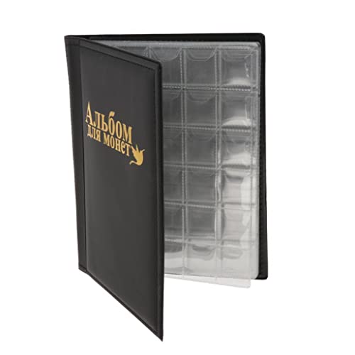 Pistro 250 Holder For Money Coin Storage Album 21X17Cm - Black, 21.5X17.2Cm #TOP3