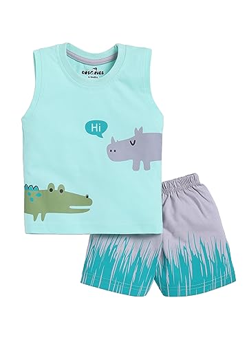 CUTOPIES Sleeveless T-shirt Set