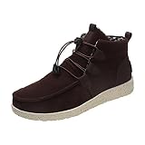 Bottines De Neige Femme A Lacets Cuir Plateforme Automne Hiver Chaud Bottes Courtes Grande Taille Pas Cher A La Mode Outdoor Casual Chaussures De Sport