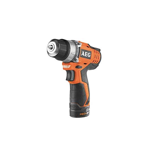 Perceuse visseuse AEG 12V Prolithium ion 2 batteries 2.0Ah 1 chargeur 40mins BS12C2 LI - vue 3