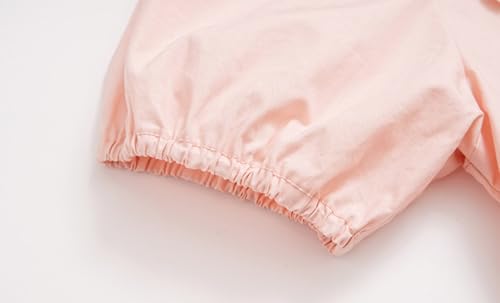 Mud Kingdom Girls Stripe Dress Lace Short Sleeve Summer School Dresses3