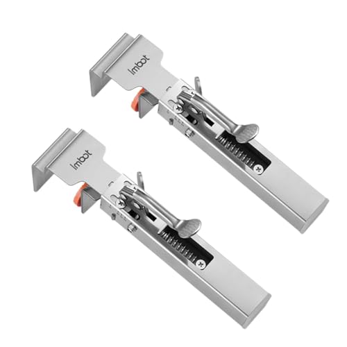 LOL-FUN 2個 調節可能な引き出し固定クランプ 引き出し固定クリップ 家庭用ユニバーサルプレミアムキャビネット取り付けクランプ 木工用, クリップピースなし