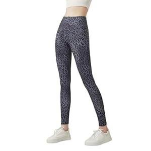 Leopard Leggings Damen Yoga Leggings Sportleggings mit HIGT Waist, Gym Leggings für Frau Bequeme