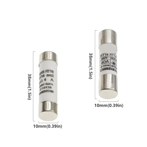 Fusible 10x38mm céramique 2A évite la surchauffe des circuits - 5