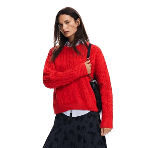 Image of Desigual Women's Woman Flat Knit Thin Gauge Pullover