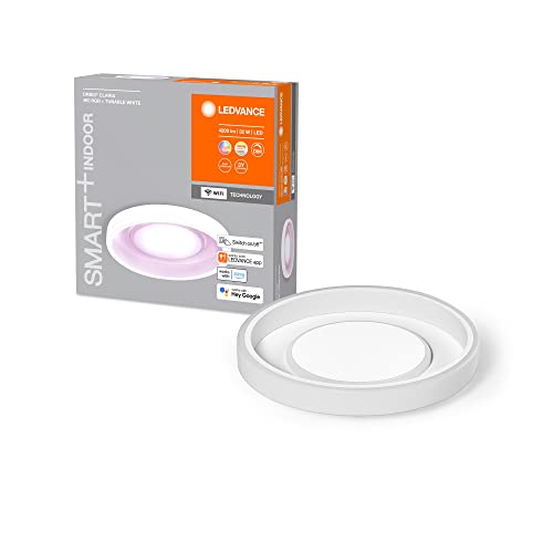 Plafonnier LED LEDVANCE SMART+ WiFi ORBIS Claria 32W 490mm dimmable
