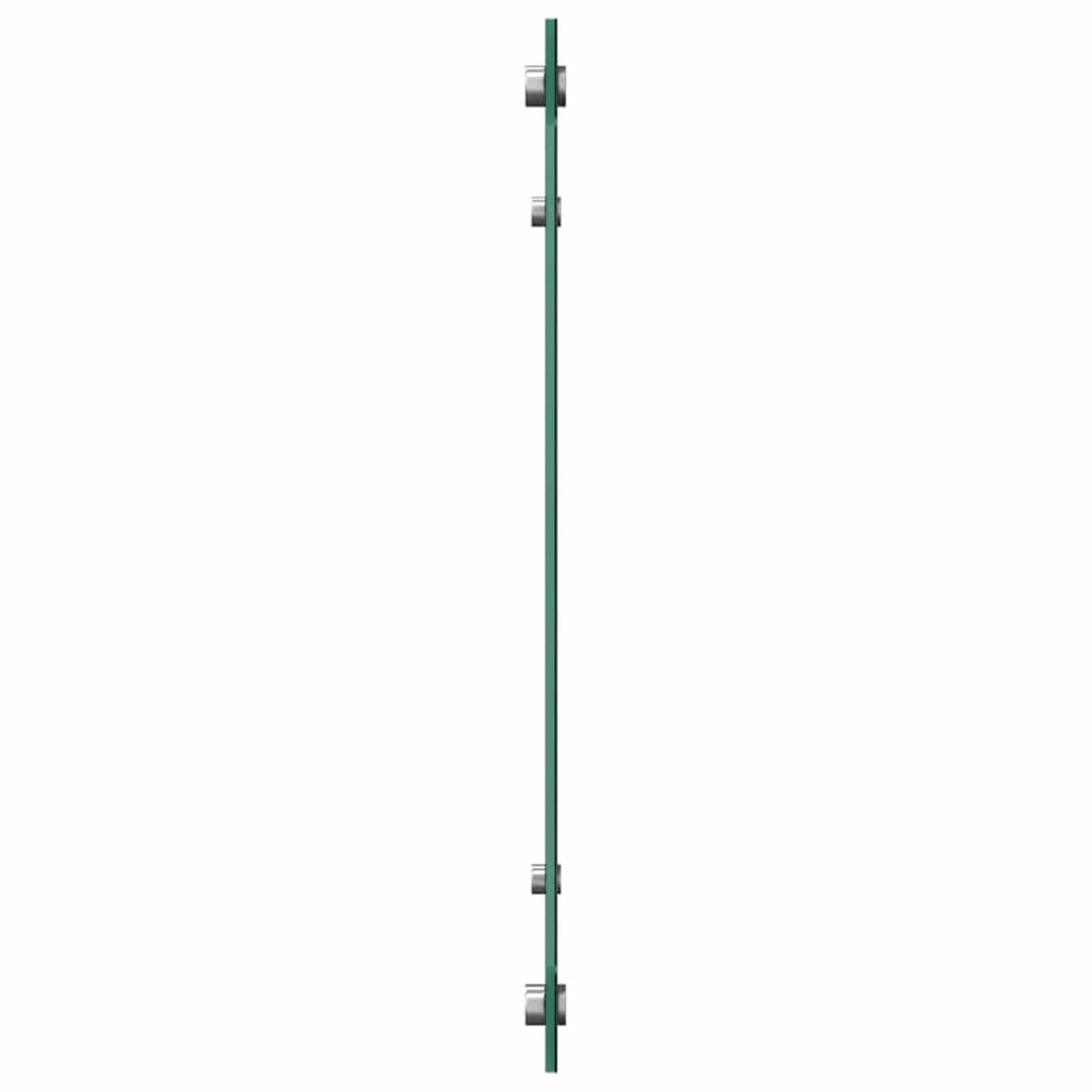 Homgoday Protector contra salpicaduras de cocina negro 90x50 cm vidrio templado