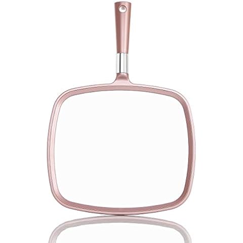 Miss Sweet Hand Held Mirror 9 * 8inch (Y2 Rose Gold) Cover